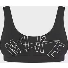 NIKE Nero Bikini Nike Scoop Neck Bikini Top Black Female