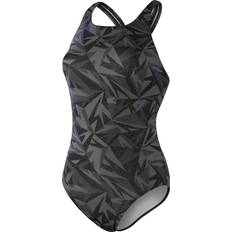 Best Costumi da bagno Speedo Hyperboom Medalist Swimsuit - Black/Grey