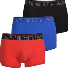 Diesel Damen Bekleidung Diesel For Successful Living Waistband Boxer Trunks - Blue/Black/Red