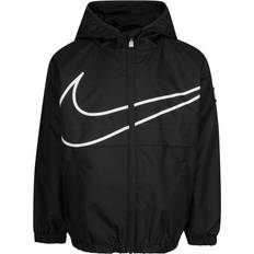 Children's Clothing Nike Big Kid's Color-Block Swoosh Windbreaker Jacket - Black (86H869G-019)