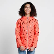 Regatta Baybella Polka Dot Waterproof Jacket Juniors - ArubaBlue