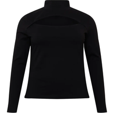 Urban Classics Ladies Cut-Out Turtleneck Black