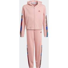 18-24M Chándales Adidas G Aop Cotton Ts Top - Wonder Mauve/Legacy Burgun Unisex Rosa