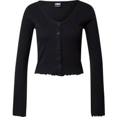 Coton - Femme Cardigans Urban Classics Cardigan de - Gilet Court Côtelé