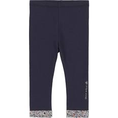 IKKS Baby Girl's Leggings with Micro Fower Turn Ups - Dark Blue (XU24000-48)