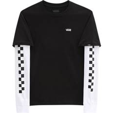 Vans Long Check Twofer T-Shirt - Black (VN0A49OY-BKA1)