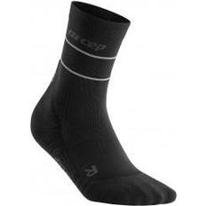 Rosa - Trainingsbekleidung Socken Reflective Compression Mid Cut Socks - Schwarz