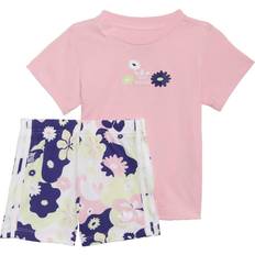 Blomstrede Øvrige sæt Børnetøj adidas True Flower Print Shorts Tee Set (HC1949)