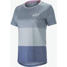 Cyclisme T-shirts Alpinestars Stella Alps 8.0 Maillot de vélo SS - Ladies, bleu