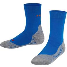 Blanc Chaussettes Falke RU4 Chaussettes De Running Enfants - Bleu