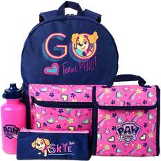 Paw Patrol Girls Backpack Set (Pack Of 4) (One Size) (Pink/Navy)