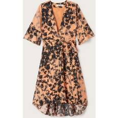 InWear Midi Dresses InWear Vulio Hazini Floral Print Midi Dress, Coral Reef