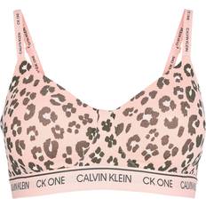 Calvin Klein Orange Bras Calvin Klein Light Lined Bralette Gr. Rattlesnake Print