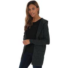 Rosa Cardigans Vero Moda Strickjacke mit Kapuze - Schwarz