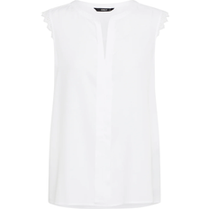 Only Kimmi S/L Top Wvn White Female