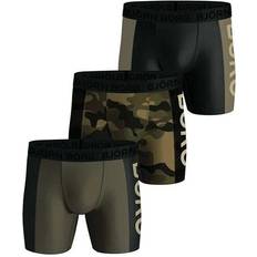 Björn Borg Performance Boxer Black/Green/Print 3-pack