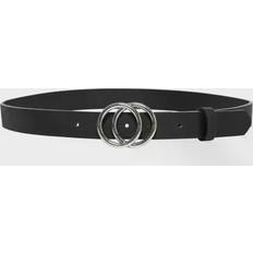 Donna - Oro Jeans Only Rasmi Faux Leather Jeans Belt Noos 15185213 Nero