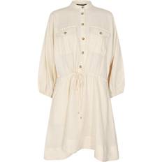 Lauren Ralph Lauren Durovina Linen Dress - Cream