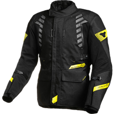 Macna ULTIMAX women's textile jacket black-red Woman