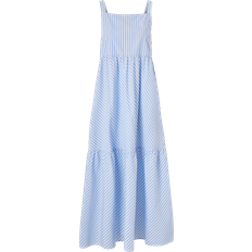 Lexington Dam Klänningar Lexington Leila Poplin Maxi Dress - Blue