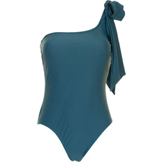 Missya Dame Badedragter Missya Capri One Shoulder Swimsuit Darkgreen