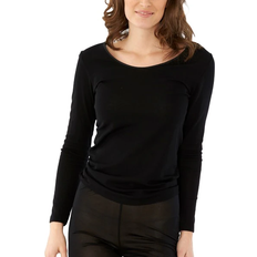 Damella Wool And Silk Long Sleeve Top