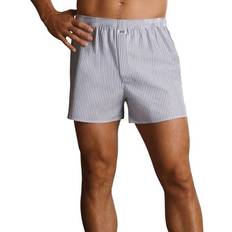 Jockey Woven Poplin Boxer Shorts w stripe