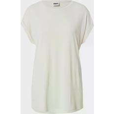 Beige T-shirts Urban Classics Modal Extended Shoulder - Ladies - Beige