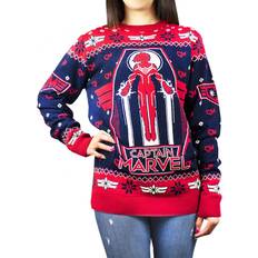Marvel Premium Gestrickter Weihnachtspullover - Schwarz/Rot