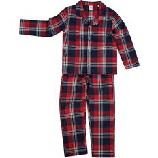 Boys - Red Night Garments SF Minni Childrens/Kids Tartan Pyjama Set (5-6 Years) (Red/Navy)
