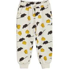 68/74 Hosen Mini Rodini Mouse Printed Sweatpants - Light Grey (2263012496)