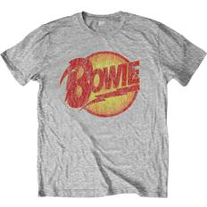 David Bowie David Bowie Vintage Diamond Dogs Logo Kids T-shirt Gre