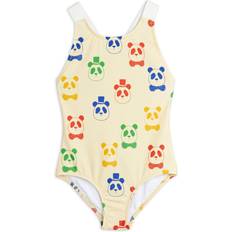 Beige Bathing Suits Mini Rodini Recycled Polyamide Swimsuit