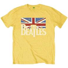 Kid's Logo & Vintage Flag T-shirt - Yellow