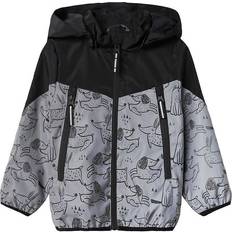 Hundar Jackor Barnkläder Name It Reflective Jacket - Black (13198066)