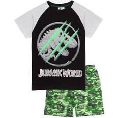 Short Sleeve Pyjamases Jurassic World Boys Camo Short Pyjama Set (11-12 Years) (Black/Green/Grey)