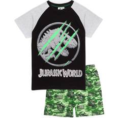 Børnetøj Jurassic World Jurassic World Boys Camo Short Pyjama Set (11-12 Years) (Black/Green/Grey)