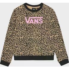 Beige Tops Vans Leopard Spot Crew &