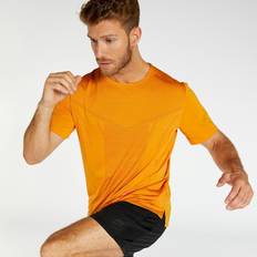 Nike Men's Dri-FIT Rise 365 Short-Sleeve Trail Running Top - Brown