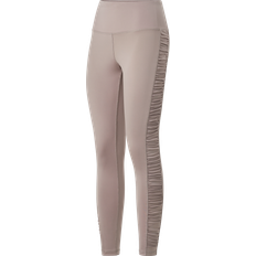 Beige - Femme Collants Reebok Legging Femme Bold Ruched - Gris