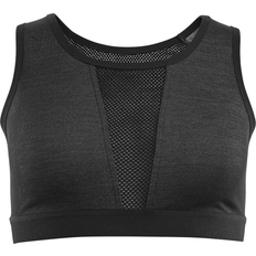 Flexwool Sports top Bra - Jet Black
