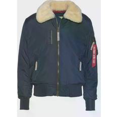 Svart alpha industries jacka Alpha Industries Vinterjacka 'Injector III' marinblå