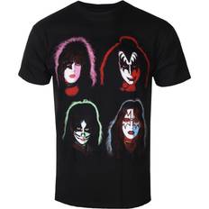 Kiss Faces Unisex T-shirt - Black