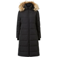 Svea Long Slim Padded Parka - Black