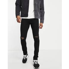 Dr. Denim Chase Black Ripped Knees Jeans - New