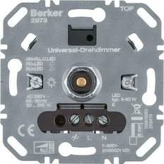 Reguladores de Pared Berker Regulador rotativo universal (r/l/c/led) apagado suave 2973