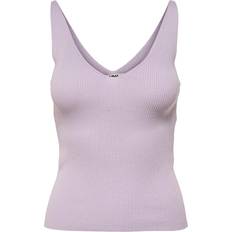 Jacqueline de Yong Nanna V-Neck Sleeveless Top - Lavender