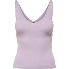  Nanna V-Neck Sleeveless Top - Lavender