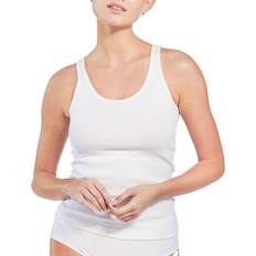 Bread & Boxers Ribbed Tank Top - White