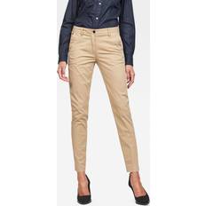 Beige Jeans G-Star Bronson Mid Waist Skinny Chino - Beige